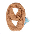 Infinity Fashion Scarf with Hidden Zipper Pocket for Women Pop Lightweight Soft Travel Scarf